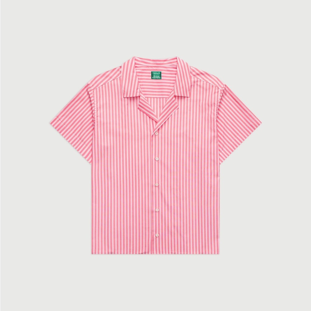 Pink Striped Women's Pajama Top